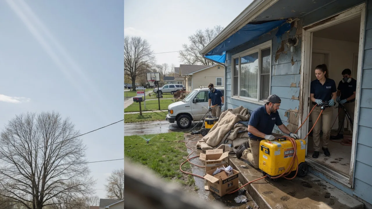 Basement Flood Cleanup in Coalmont, IN near me